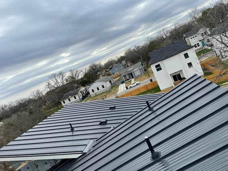 Standing seam metal roof panels with vents for Skylight Repair in Susanville